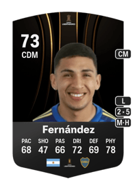 Ezequiel Fernández CONMEBOL Libertadores 73 OVR