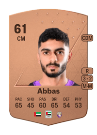Mohammed Abbas Common 61 OVR