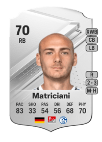 Henning Matriciani Rare 70 OVR