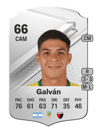 Tomás Galván Rare 66 OVR