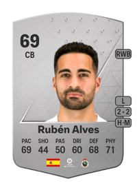 Rubén Alves Common 69 OVR