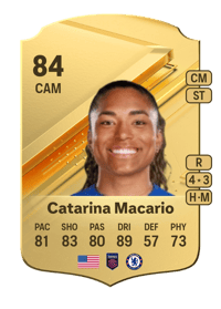 Catarina Macario Rare 84 OVR