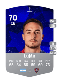 Gonzalo Luján CONMEBOL Sudamericana 70 OVR