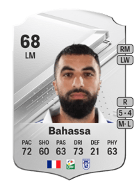 Yassine Bahassa Rare 68 OVR
