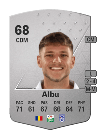 Dragoș Albu Common 68 OVR