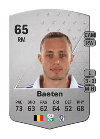 William Baeten Common 65 OVR
