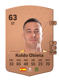 Koldo Obieta Common 63 OVR