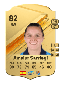 Amaiur Sarriegi Rare 82 OVR