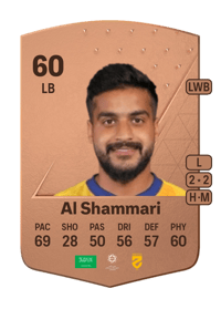 Mansour Al Shammari Common 60 OVR