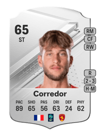 Killian Corredor Rare 65 OVR