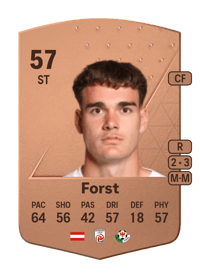 Justin Forst Common 57 OVR