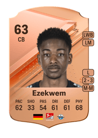 Kimberly Ezekwem Rare 63 OVR