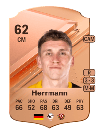 Luca Herrmann Rare 62 OVR
