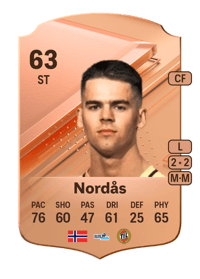Lasse Nordås Rare 63 OVR