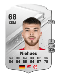 Julian Niehues Rare 68 OVR