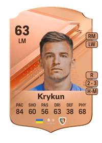 Sergiy Krykun Rare 63 OVR