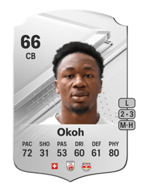 Bryan Okoh Rare 66 OVR
