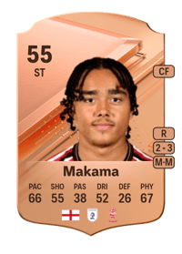 Jovon Makama Rare 55 OVR