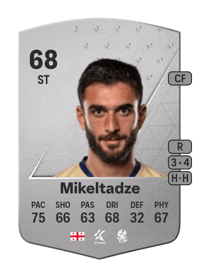 Beka Mikeltadze Common 68 OVR