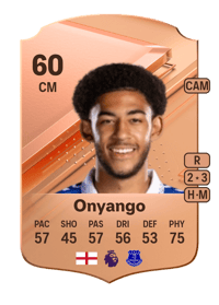 Tyler Onyango Rare 60 OVR