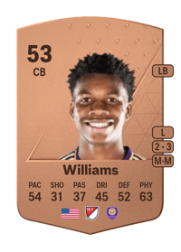 Thomas Williams Common 53 OVR