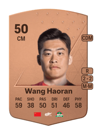 Wang Haoran Common 50 OVR