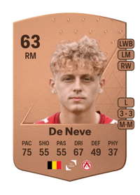 Dion De Neve Common 63 OVR