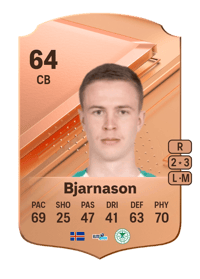 Brynjar Ingi Bjarnason Rare 64 OVR