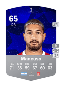 Eros Mancuso CONMEBOL Sudamericana 65 OVR