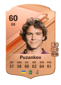 Tymur Puzankov Rare 60 OVR