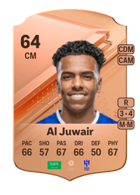 Musab Al Juwair Rare 64 OVR