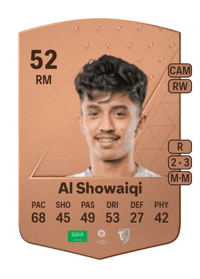 Talal Al Showaiqi Common 52 OVR