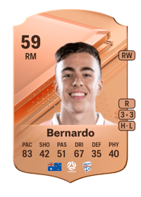 Bernardo Rare 59 OVR
