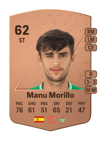 Manu Morillo Common 62 OVR