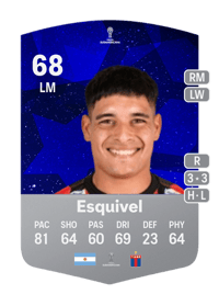 Juan Cruz Esquivel CONMEBOL Sudamericana 68 OVR
