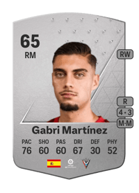 Gabri Martínez Common 65 OVR
