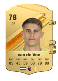 Micky van de Ven Rare 78 OVR