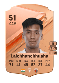 Emanuel Lalchhanchhuaha Rare 51 OVR