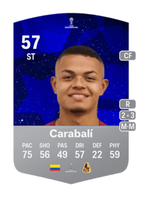 Juan David Carabalí CONMEBOL Sudamericana 57 OVR