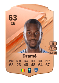 Issiar Dramé Rare 63 OVR
