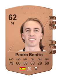 Pedro Benito Common 62 OVR