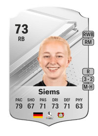 Caroline Siems Rare 73 OVR