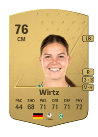 Juliane Wirtz Common 76 OVR