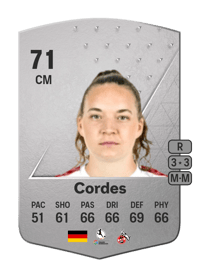 Lotta Cordes Common 71 OVR
