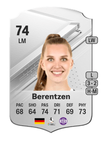 Maike Berentzen Rare 74 OVR