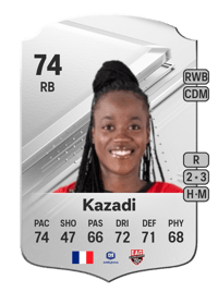 Grace Kazadi Rare 74 OVR