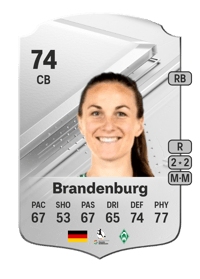 Michaela Brandenburg Rare 74 OVR