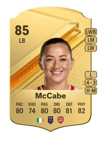 Katie McCabe Rare 85 OVR