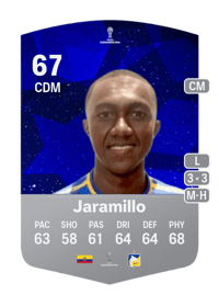 Renny Jaramillo CONMEBOL Sudamericana 67 OVR
