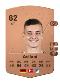 Fisnik Asllani Common 62 OVR